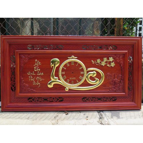 Đồng Hồ Gỗ Chữ Lộc